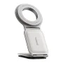 Baseus - Стойка за кола PrimeTrip Series C02 (C40169002213-00) - PU кожа, 360°, 25N, универсална опция за монтаж - лунно бяло
