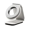 Baseus - Стойка за кола PrimeTrip Series C02 (C40169002213-00) - PU кожа, 360°, 25N, универсална опция за монтаж - лунно бяло