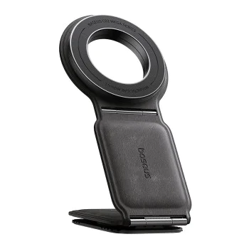 Baseus - Стойка за кола PrimeTrip Series C02 (C40169002113-00) - PU кожа, 360°, 25N, универсална опция за монтаж - Cluster Black