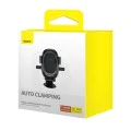 Baseus - Стойка за кола UltraControl Pro Series (C40351600113-00) - Автоматично затягане, за арматурно табло/вентилационен отвор - клъстер черен