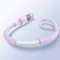 Baseus - Data Cable Display 2 (P10382701511-00) - Бързо зареждане, USB към Type-C, цифров дисплей, 100 W, 1 m - Nebula Purple