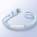 Baseus - Data Cable Display 2 (P10382701311-00) - Бързо зареждане, USB към Type-C, цифров дисплей, 100 W, 1 m - Galaxy Blue