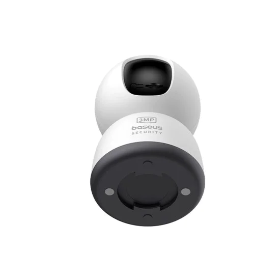 Baseus - Вътрешна охранителна камера P1 Lite (S0TV002132) - 2K, 3MP, Type-C, Двупосочен разговор, Нощно виждане, Цифрово увеличение - Бяла