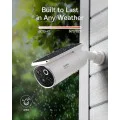 Външна камера за сигурност S1 Pro (S0TX002131) - Baseus - със соларен панел, 3K, комплект 2 камери, 16GB, IP67, 13.500mAh - Бял