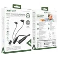 Bluetooth слушалки N4 – Acefast, зад главата, лента за врата, Bluetooth 5.3, IPX4, LED дисплей, 800mAh – черни