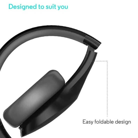 Bluetooth безжични слушалки за ухо, Alexa, Siri, сгъваеми - Motorola Sound Moto (XT500) - черни