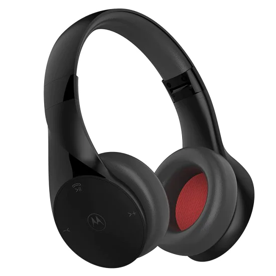Bluetooth безжични слушалки за ухо, Alexa, Siri, сгъваеми - Motorola Sound Moto (XT500) - черни