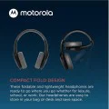 Bluetooth безжични слушалки за ухо, Alexa, Siri, сгъваеми - Motorola Sound Moto (XT500) - черни