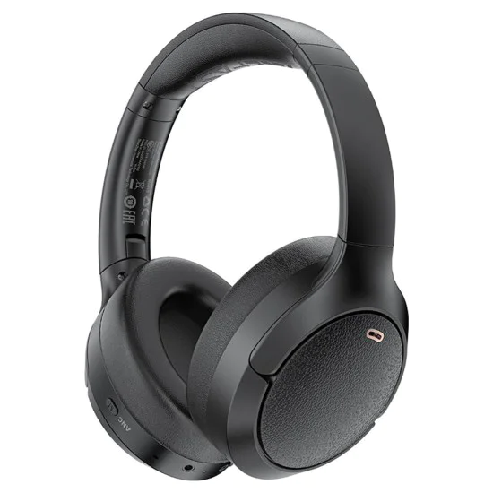 Безжични слушалки H6 – Acefast, Type-C, Bluetooth 5.3, Active Noise Reduction, IPX4, 500mAh, Hi-Fi звук – черни