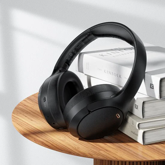 Безжични слушалки H6 – Acefast, Type-C, Bluetooth 5.3, Active Noise Reduction, IPX4, 500mAh, Hi-Fi звук – черни