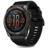 Каишка за Garmin Fenix ​​5/5 Plus 6/6 Pro/7/Forerunner 935/945/Approach S60 - Techsuit - Каишка за часовник QuickFit 22mm (W070) - Obsidian Black
