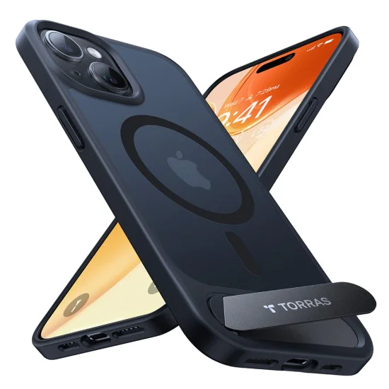 Torras - Pstand - iPhone 15 Pro Max - черен