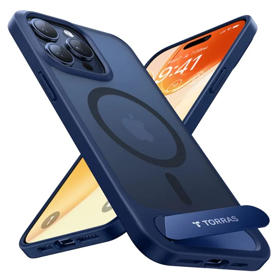 Torras - Pstand - iPhone 15 Pro - Navy Blue