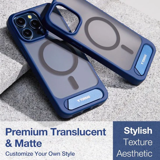 Torras - Pstand - iPhone 15 Pro - Navy Blue