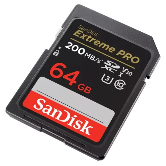 Карта с памет, 64GB, SDXC - SanDisk Extreme Pro (SDSDXXU-064G-GN4IN) - Сив