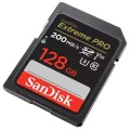 Карта с памет, 128GB, SDXC - SanDisk Extreme Pro (SDSDXXD-128G-GN4IN) - сив