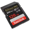 Карта с памет, 128GB, SDXC - SanDisk Extreme Pro (SDSDXXD-128G-GN4IN) - сив