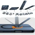 Калъф за iPhone 16 Pro - Torras - Pstand Spin MagSafe - Черен