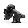 Универсална стойка за кола с безжично зареждане 10W - Premium (CAPD032) - черна