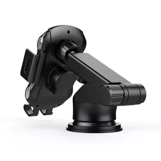 Универсална стойка за кола с безжично зареждане 10W - Premium (CAPD032) - черна