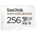 Карта с памет, 256 GB, Micro SDXC - SanDisk High Endurance (SDSQQNR-256G-GN6IA) - бяла