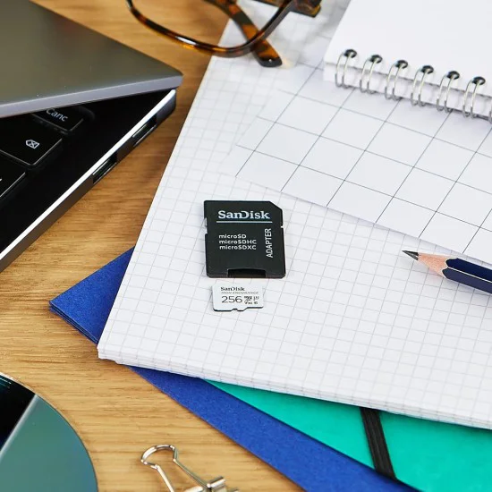 Карта с памет, 256 GB, Micro SDXC - SanDisk High Endurance (SDSQQNR-256G-GN6IA) - бяла