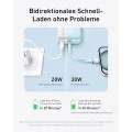 Външна батерия 10000mAh, 30W - Anker Zolo (A1688031) - светло син