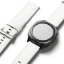 Каишка за Fossil Hybrid 24mm / Mobvoi TicWatch Pro 5 / Suunto 9 / Suunto 9 Baro / Suunto D5 - Ringke Leather One Basic Bold - Бял