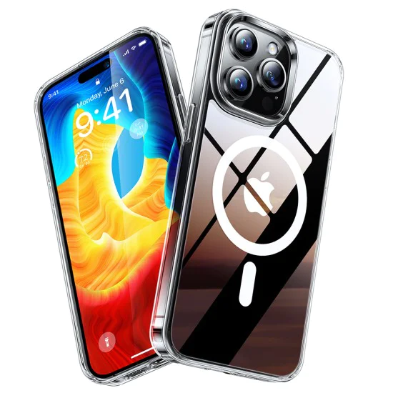 Калъф за iPhone 15 Pro - Torras Diamond MagSafe Series - Clear