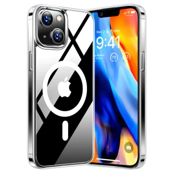 Калъф за iPhone 15 - Torras Diamond MagSafe Series - Clear