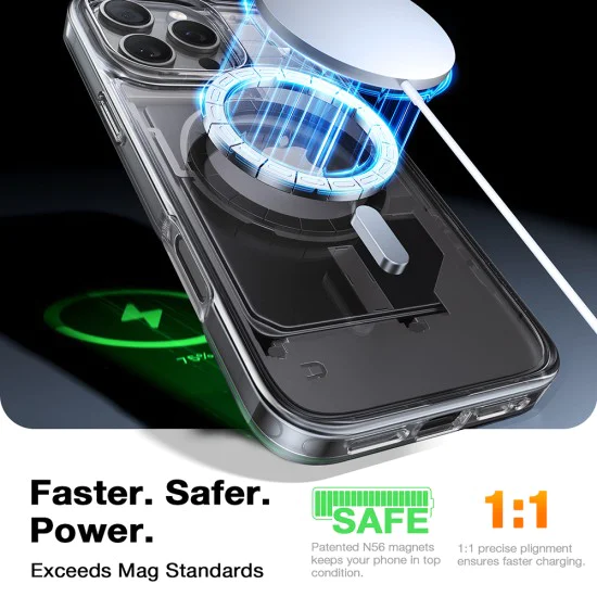 Калъф за iPhone 16 Pro Max - Torras Diamond MagSafe Series - Clear