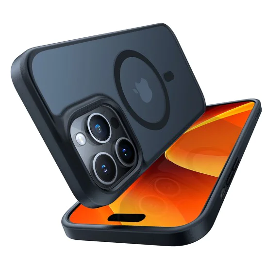 Калъф за iPhone 15 Pro Max - Torras Guardian Magnetic Series - черен