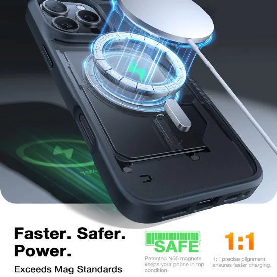 Калъф за iPhone 16 Pro - Torras Guardian Magnetic Series - черен