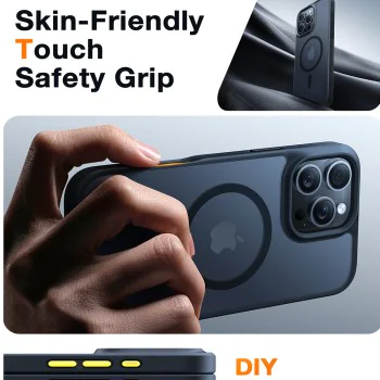 Калъф за iPhone 16 Pro - Torras Guardian Magnetic Series - черен