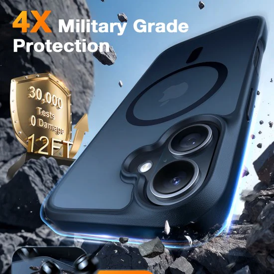 Калъф за iPhone 16 Plus - Torras Guardian Magnetic Series - черен