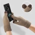 Мъжки ръкавици, 22см - Iwarm (ST0016) - Кафе