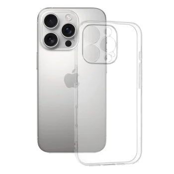 Калъф за iPhone 16 Pro - Прозрачен силикон - Прозрачен