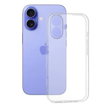 Калъф за iPhone 16 - Безцветен Силиконов - Прозрачен