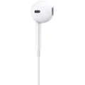 Слушалки с кабел с микрофон и 3,5 мм жак - Apple A1472 (MNHF2ZM/A) - бели (блистерна опаковка)