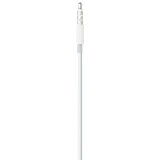 Слушалки с кабел с микрофон и 3,5 мм жак - Apple A1472 (MNHF2ZM/A) - бели (блистерна опаковка)