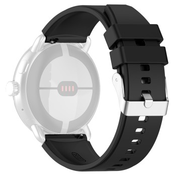 Каишка за Huawei Watch GT 2 (46 мм)/GT 2 Pro/GT 3 Pro (46 мм)/Ultimate, Xiaomi Watch S1 - Каишка за часовник 22 мм (W026) - Черен