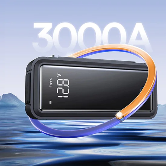 Автомобилен стартер/външен акумулатор 3000A - Baseus Super Energy Mega (C00265300823-Z1) - Twilight Grey