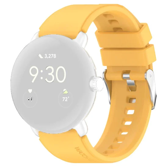Каишка за SHuawei Watch GT 2 (46 мм)/GT 2 Pro/GT 3 Pro (46 мм)/Ultimate, Xiaomi Watch S1 - Каишка за часовник 22 мм (W026) - Жълт