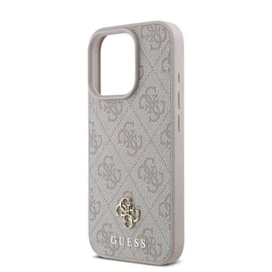 Калъф за iPhone 16 Pro Max - Guess Hardcase 4G Classic MagSafe (GUHMP16XP4SM4MP) - Розов