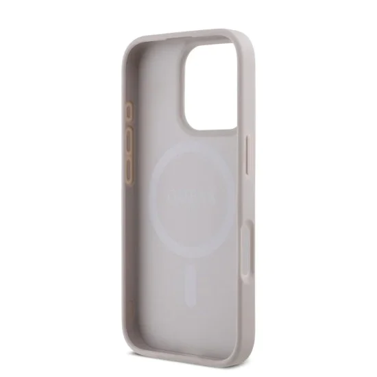 Калъф за iPhone 16 Pro Max - Guess Hardcase 4G Classic MagSafe (GUHMP16XP4SM4MP) - Розов