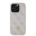 Калъф за iPhone 16 Pro Max - Guess Hardcase 4G Classic MagSafe (GUHMP16XP4SM4MP) - Розов