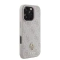 Калъф за iPhone 16 Pro Max - Guess Hardcase 4G Classic MagSafe (GUHMP16XP4SM4MP) - Розов