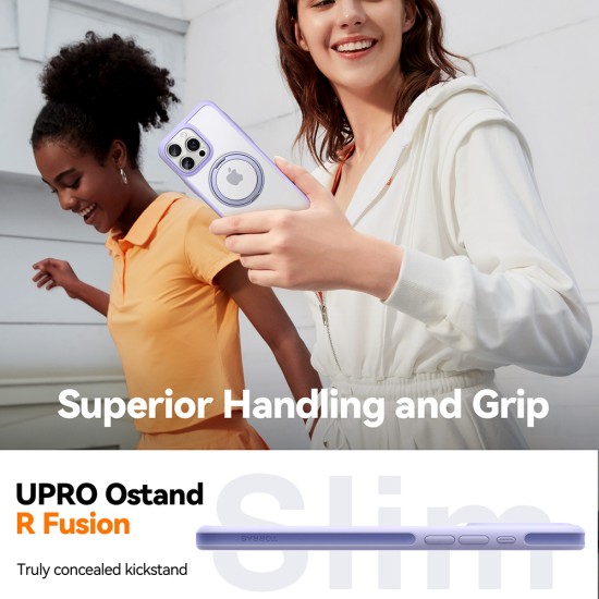 Калъф за iPhone 16 Pro Max - Torras Ostand R Fusion Series - черен