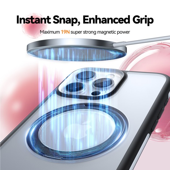 Калъф за iPhone 16 Pro Max - Torras Ostand R Fusion Series - черен