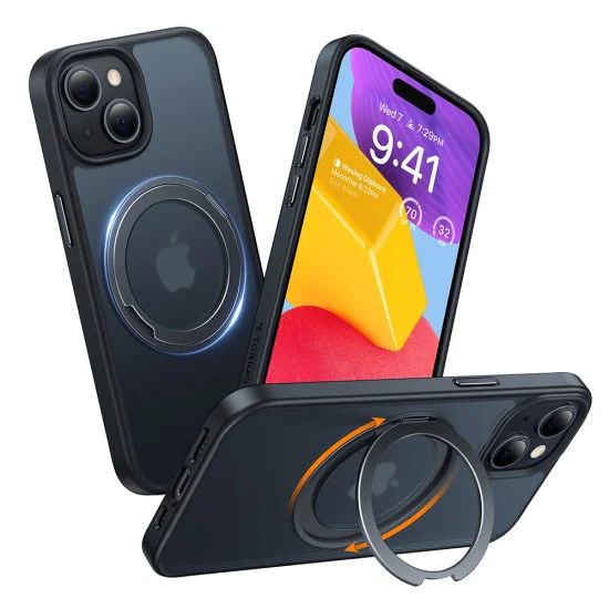 Torras - Ostand Pro Series - iPhone 15 - черен
